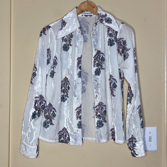 Alix Of Bohemia White Floral Blouse - Picture 2 of 9